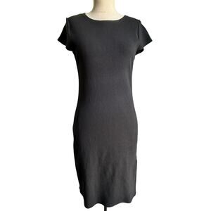 BB Dakota Steve Madden Black Ribbed Knit Bodycon Dress XL